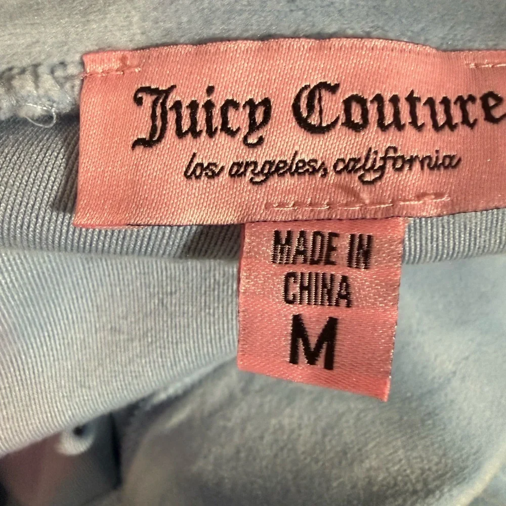 Juicy Couture Bling Velour Full-Zip Hoodie and Velour Pants